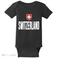 Swiss Flag Switzerland Souvenir Schweiz Gift Suisse Svizzera Baby Bodysuit thumb 0