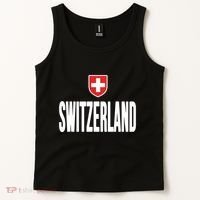 Swiss Flag Switzerland Souvenir Schweiz Gift Suisse Svizzera Tank Top thumb 2