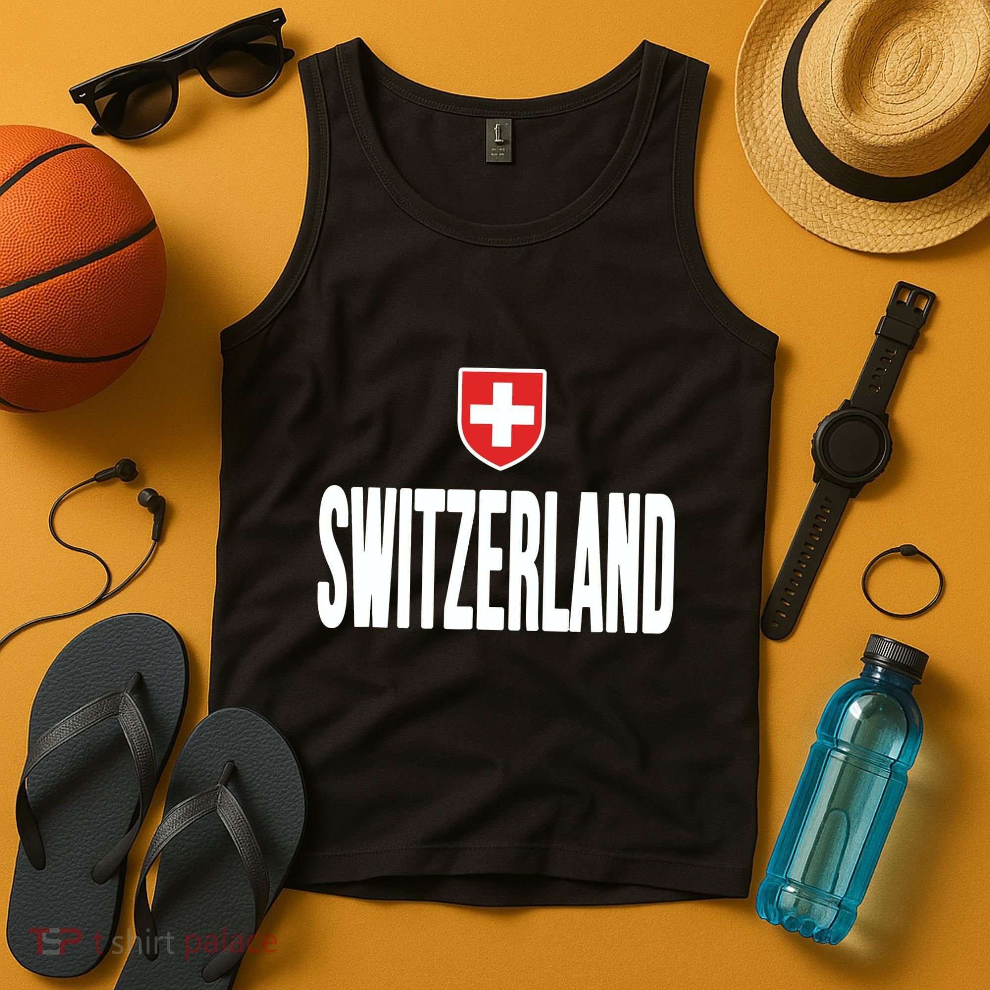 Swiss Flag Switzerland Souvenir Schweiz Gift Suisse Svizzera Tank Top