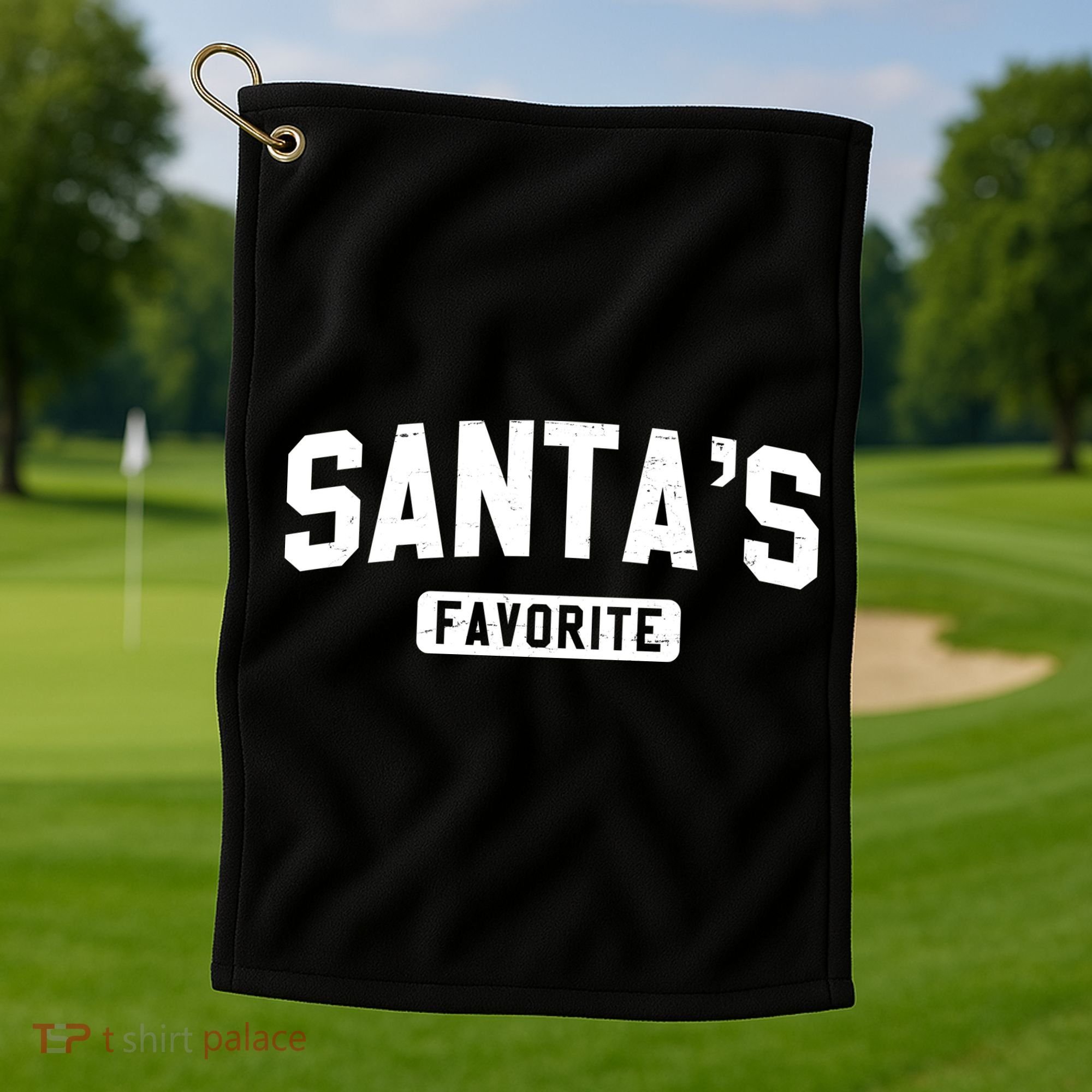 Santas Favorite Golf Towel