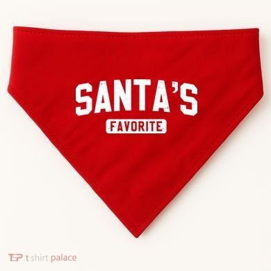 Santas Favorite USA-Made Doggie Bandana