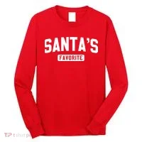 Santas Favorite Long Sleeve Shirt thumb 0