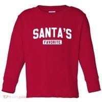 Santas Favorite Toddler Long Sleeve Shirt thumb 0