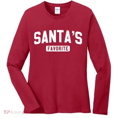 Santas Favorite Women's Long Sleeve Shirt