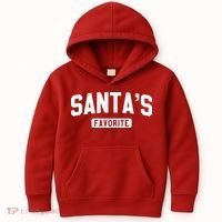 Santas Favorite Kids Hoodie thumb 0