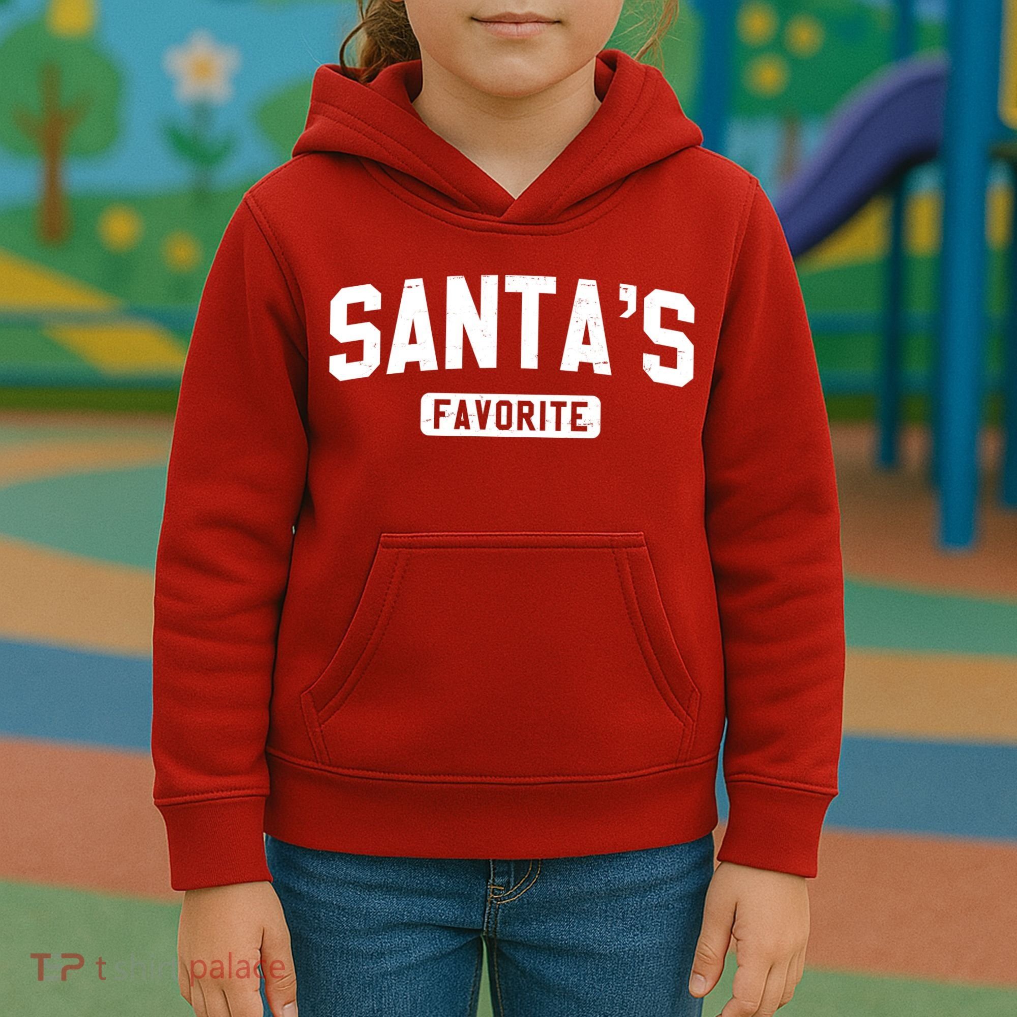 Santas Favorite Kids Hoodie