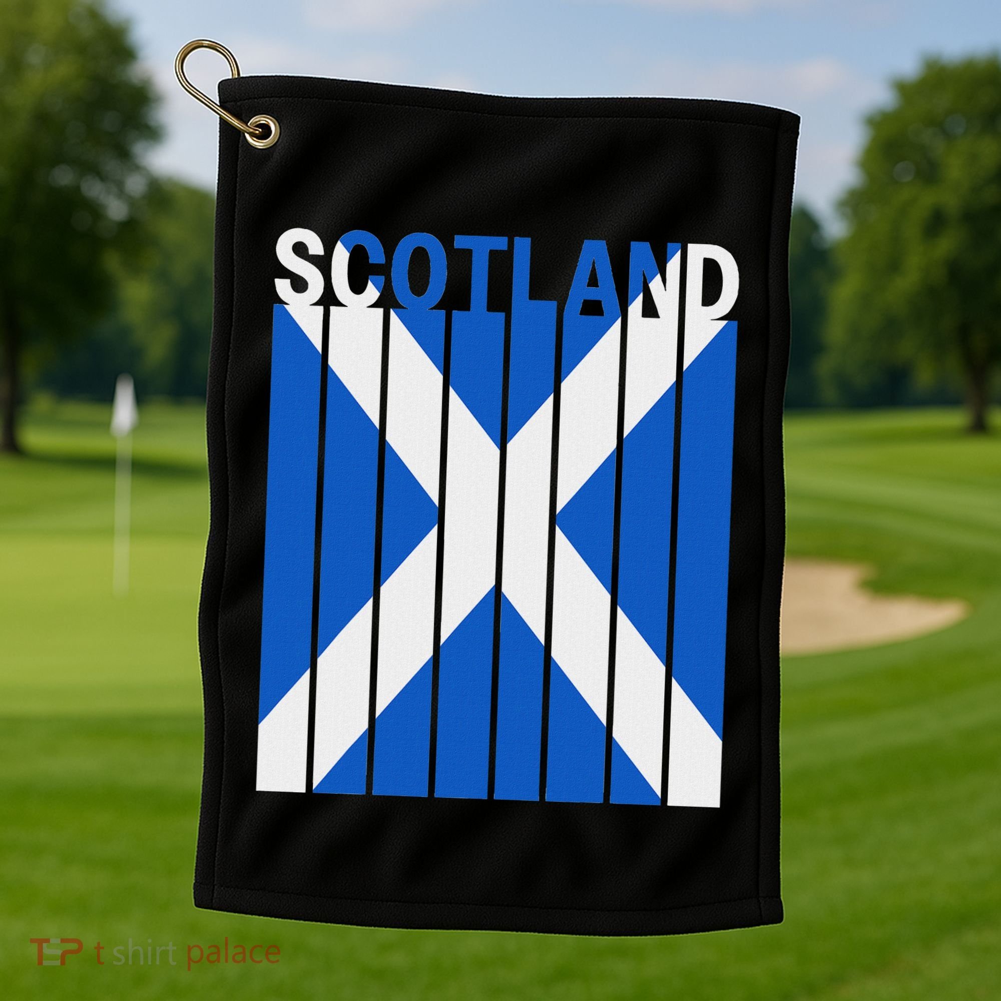 Scotland Flag Golf Towel