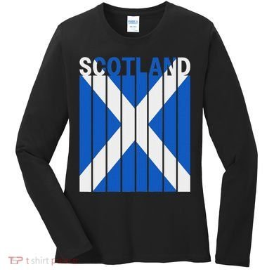 Scotland Flag Women's Long Sleeve Shirt