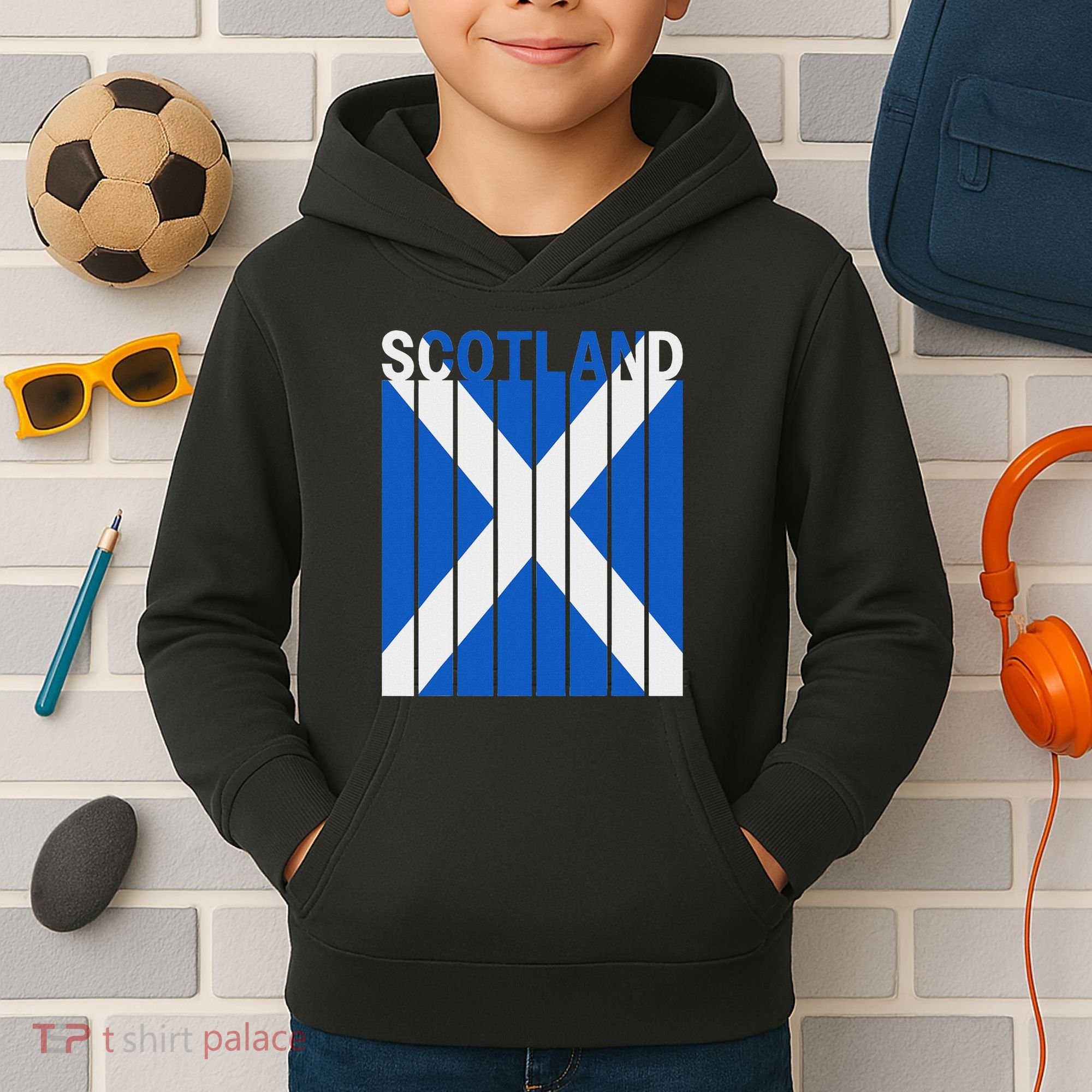 Scotland Flag Kids Hoodie