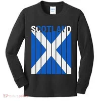 Scotland Flag Kids Long Sleeve Shirt thumb 0