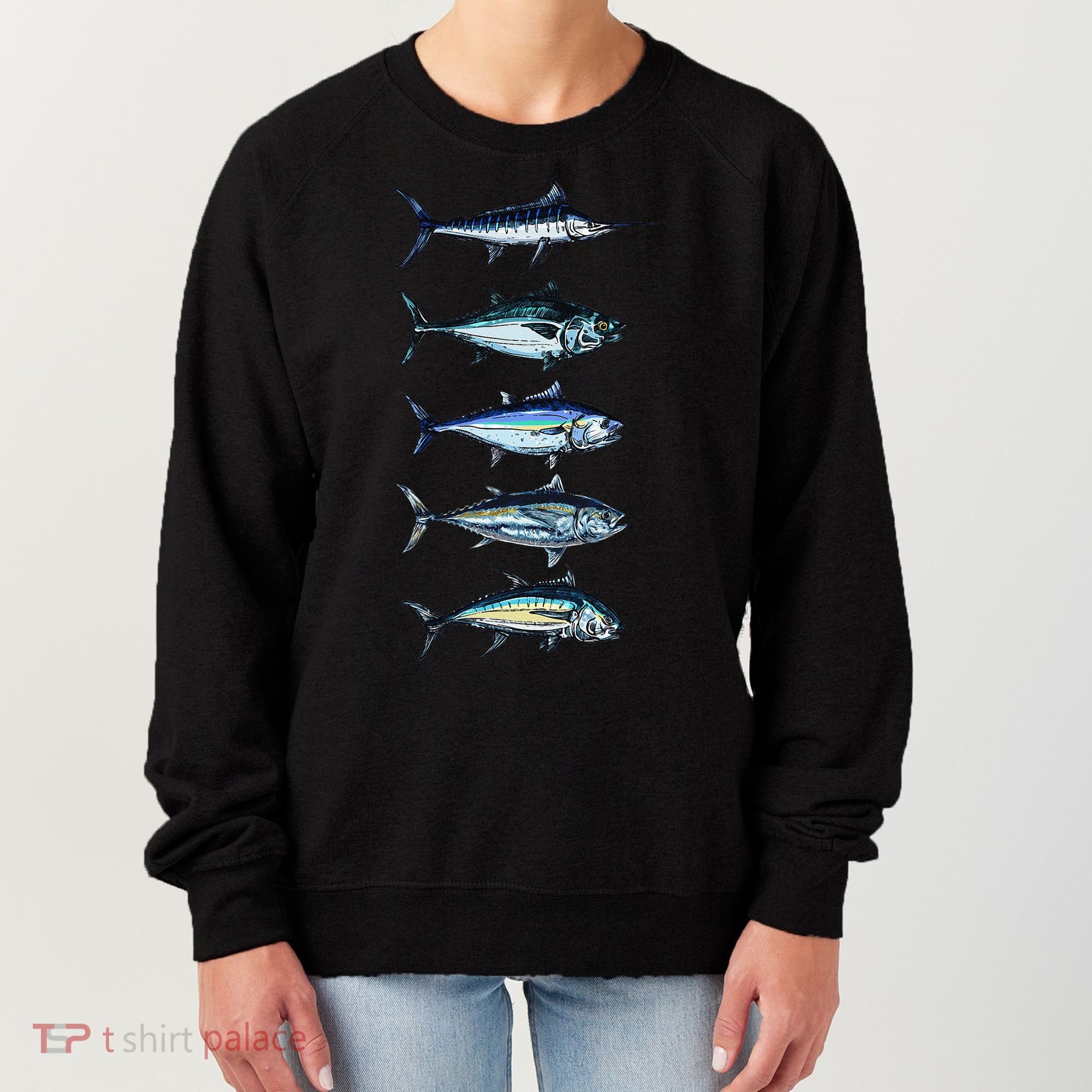 Saltwater Fish Species Swordfish Fishing Camping Hunting Women's Sweatshirt