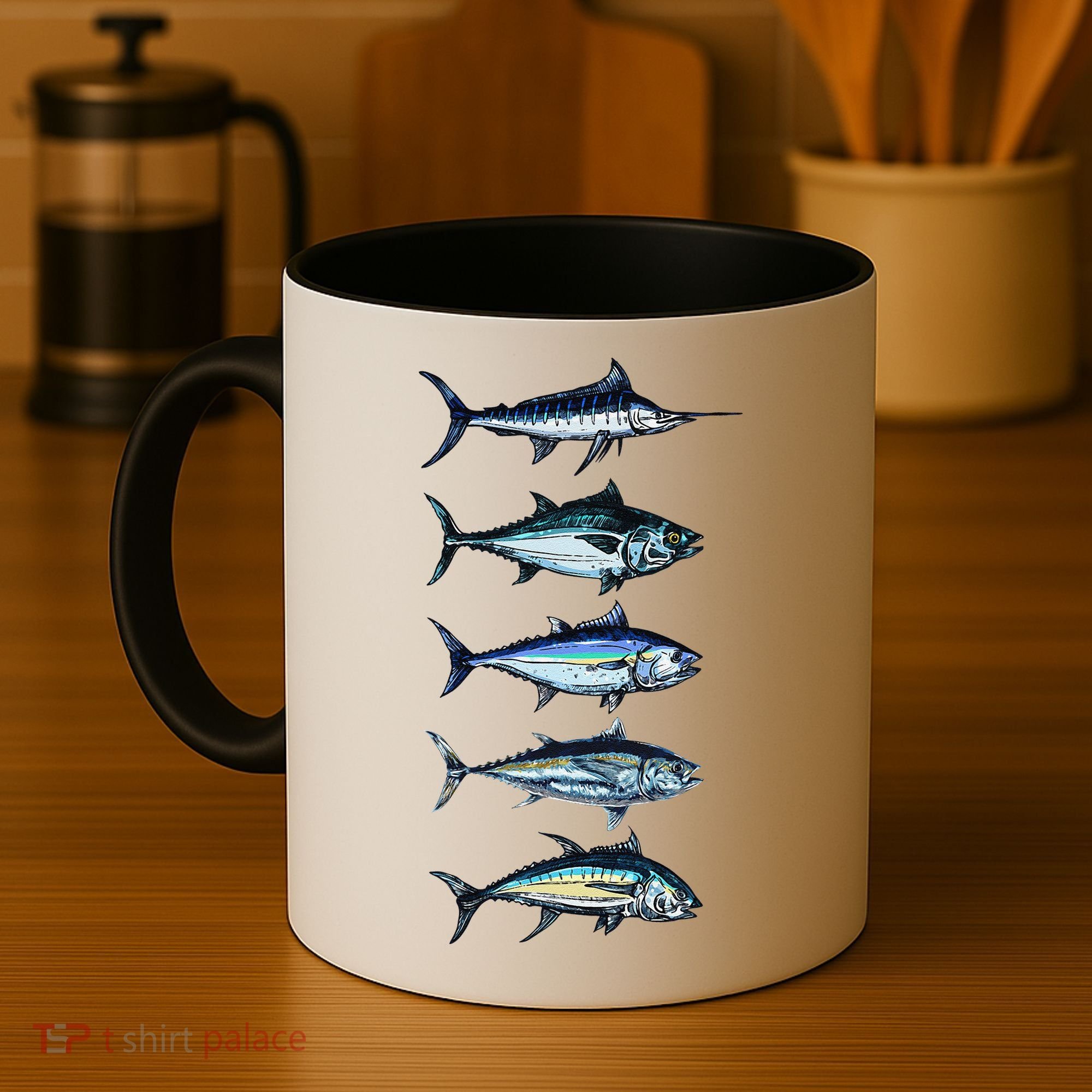 Saltwater Fish Species Swordfish Fishing Camping Hunting Coffee Mug