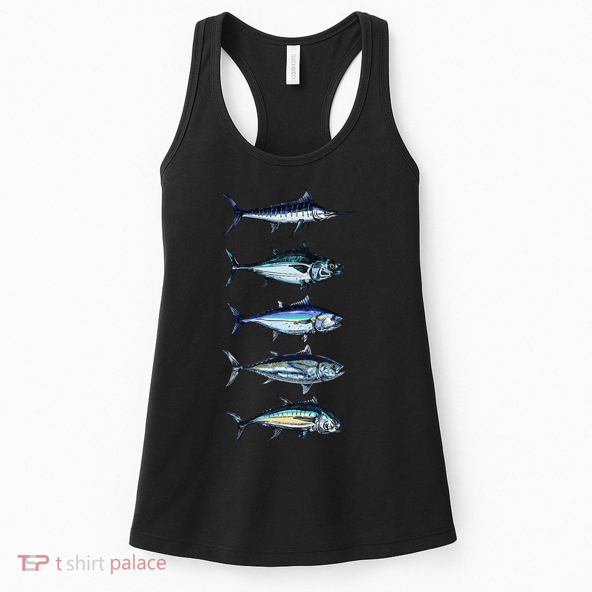 Saltwater Fish Species Swordfish Fishing Camping Hunting Women's Tank Top