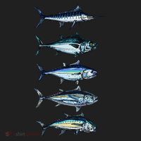 Saltwater Fish Species Swordfish Fishing Camping Hunting Hat thumb 2