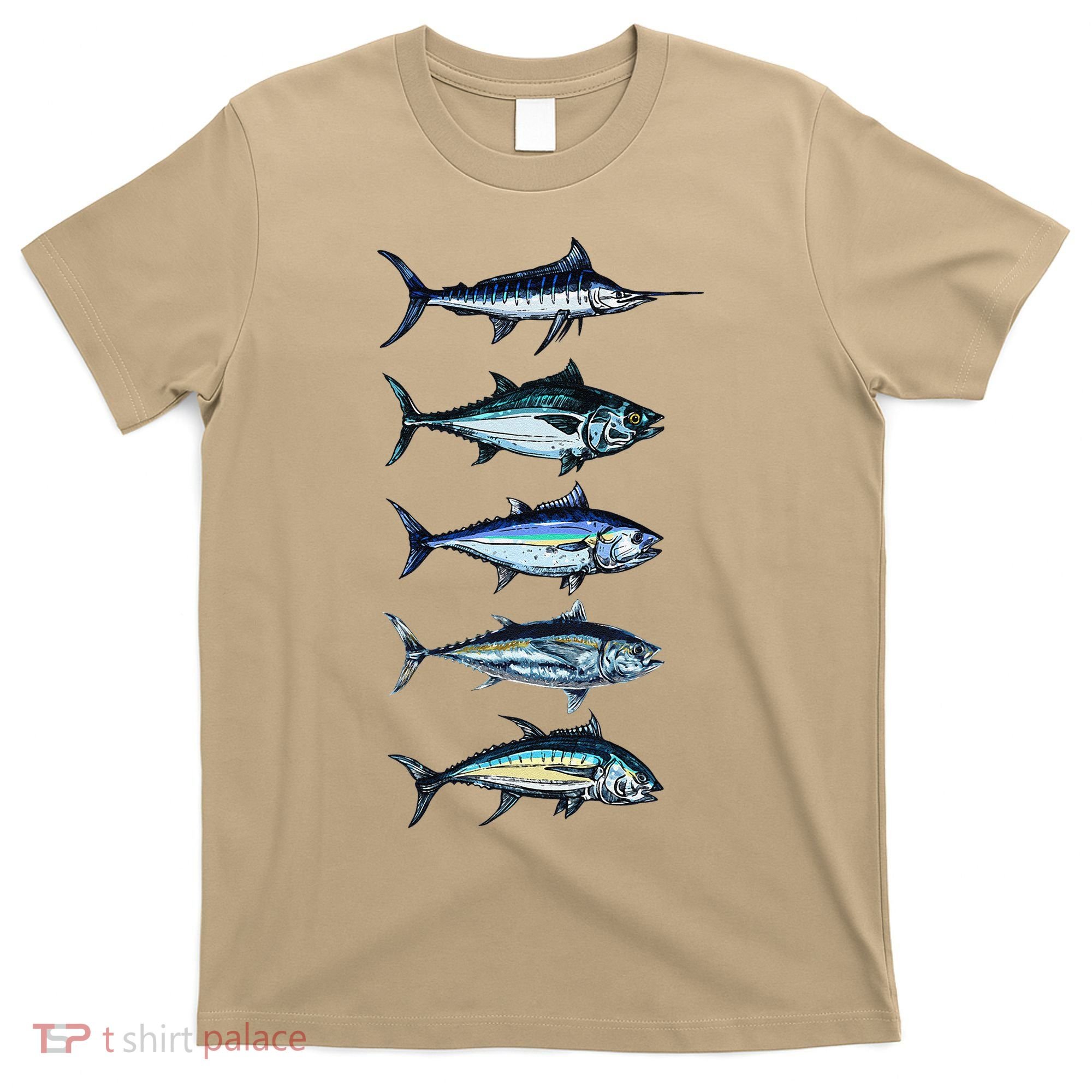 Saltwater Fish Species Swordfish Fishing Camping Hunting T-Shirt