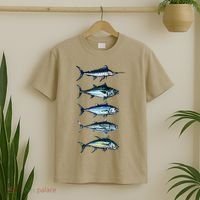 Saltwater Fish Species Swordfish Fishing Camping Hunting T-Shirt thumb 2