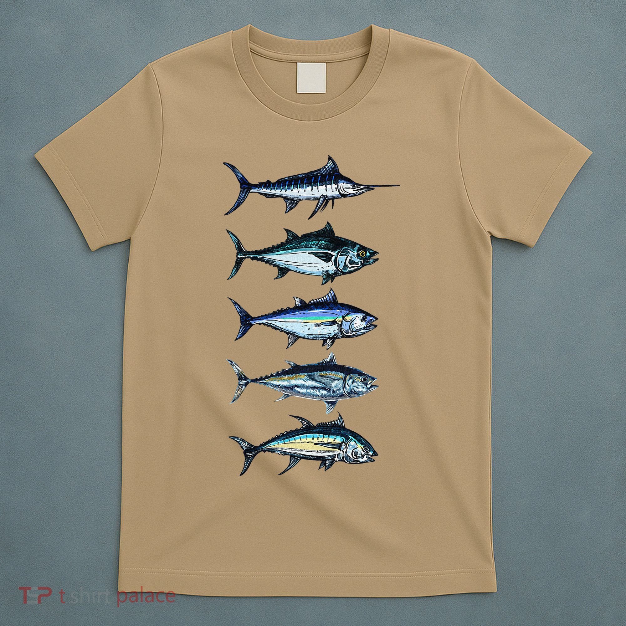 Saltwater Fish Species Swordfish Fishing Camping Hunting T-Shirt