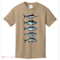 Saltwater Fish Species Swordfish Fishing Camping Hunting Kids T-Shirt thumb 0