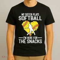 Softball Funny Sassy Sport Player For Soft Ball Girl Women T-Shirt thumb 3