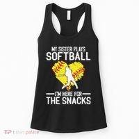 Softball Funny Sassy Sport Player For Soft Ball Girl Women Women's Tank Top thumb 0