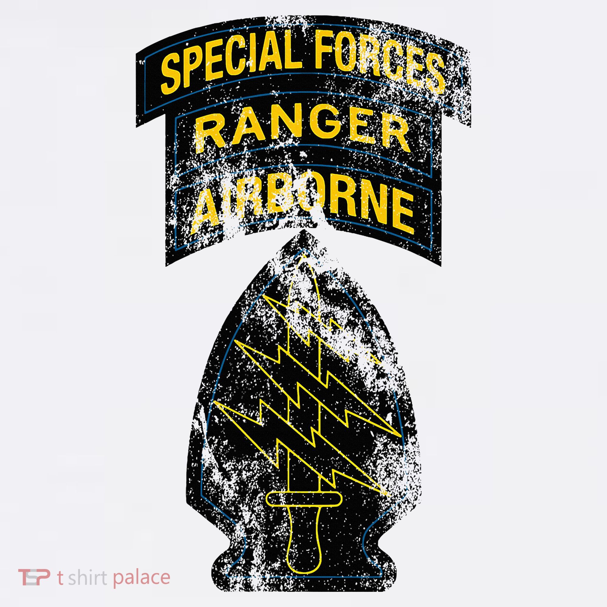 Special Forces Sf Ranger Tab Retro Vintage T-Shirt