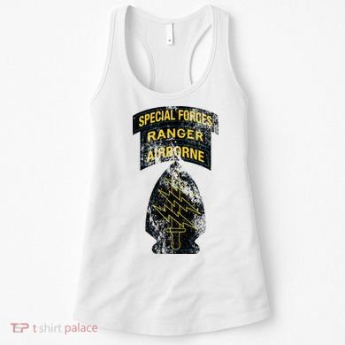 Special Forces Sf Ranger Tab Retro Vintage Women's Tank Top