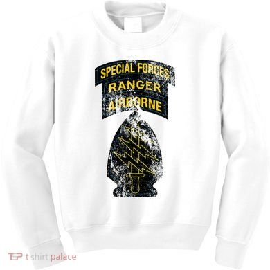 Special Forces Sf Ranger Tab Retro Vintage Kids Sweatshirt