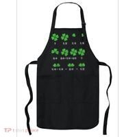 Shamrock Fraction St PatrickS Day Math Boy Apron thumb 0