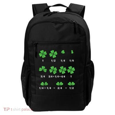 Shamrock Fraction St PatrickS Day Math Boy Backpack