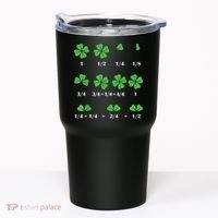 Shamrock Fraction St PatrickS Day Math Boy Tumbler thumb 0