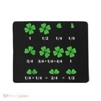 Shamrock Fraction St PatrickS Day Math Boy Mousepad thumb 0