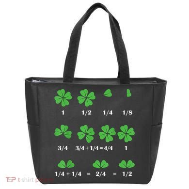 Shamrock Fraction St PatrickS Day Math Boy Tote Bag