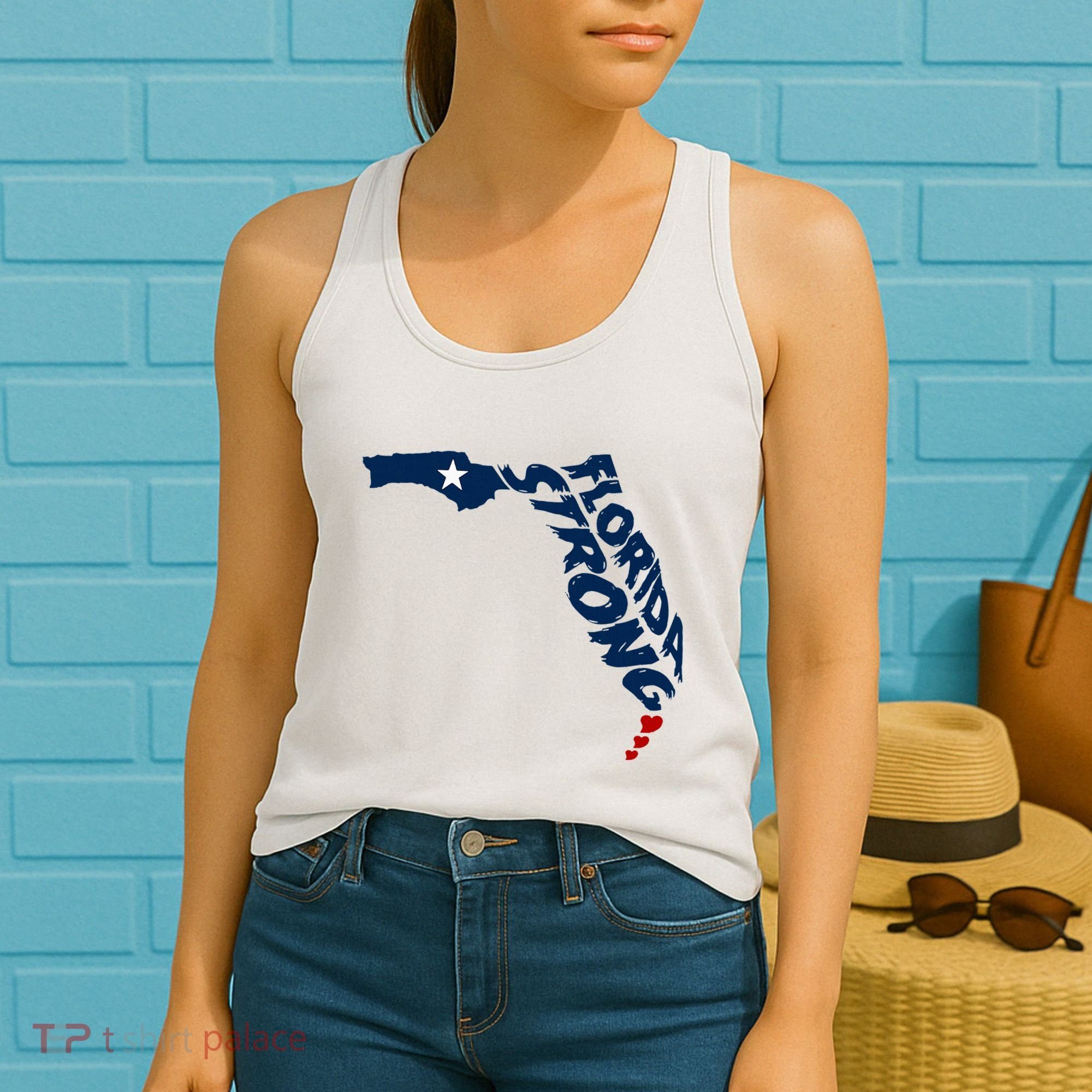 Support Florida Stay Western Strong Florida S.T.A.T.E Women's Tank Top