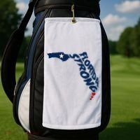 Support Florida Stay Western Strong Florida S.T.A.T.E Golf Towel thumb 2