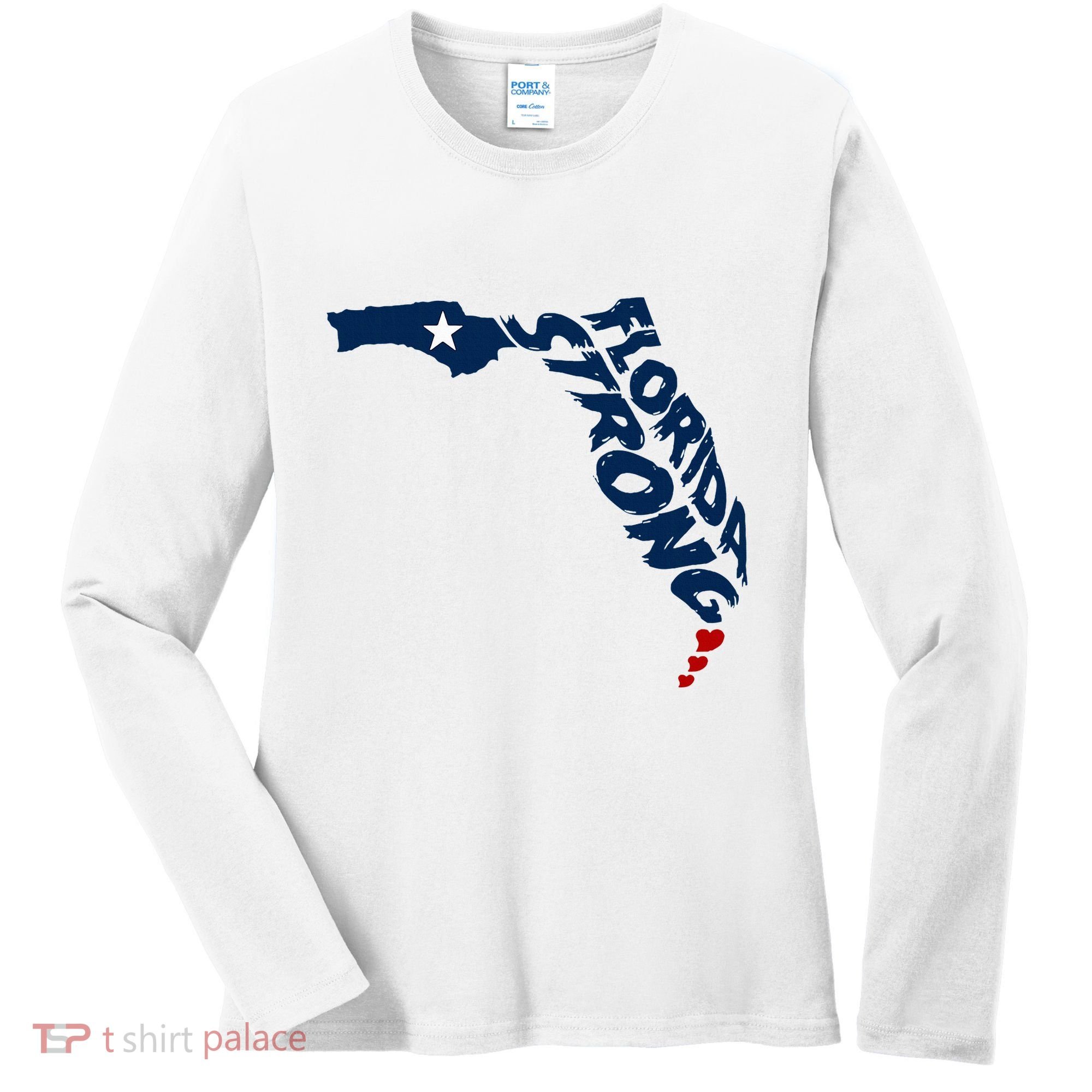 Support Florida Stay Western Strong Florida S.T.A.T.E Women's Long Sleeve Shirt