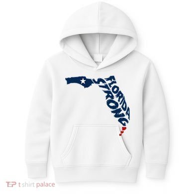 Support Florida Stay Western Strong Florida S.T.A.T.E Kids Hoodie