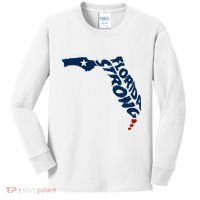 Support Florida Stay Western Strong Florida S.T.A.T.E Kids Long Sleeve Shirt thumb 0