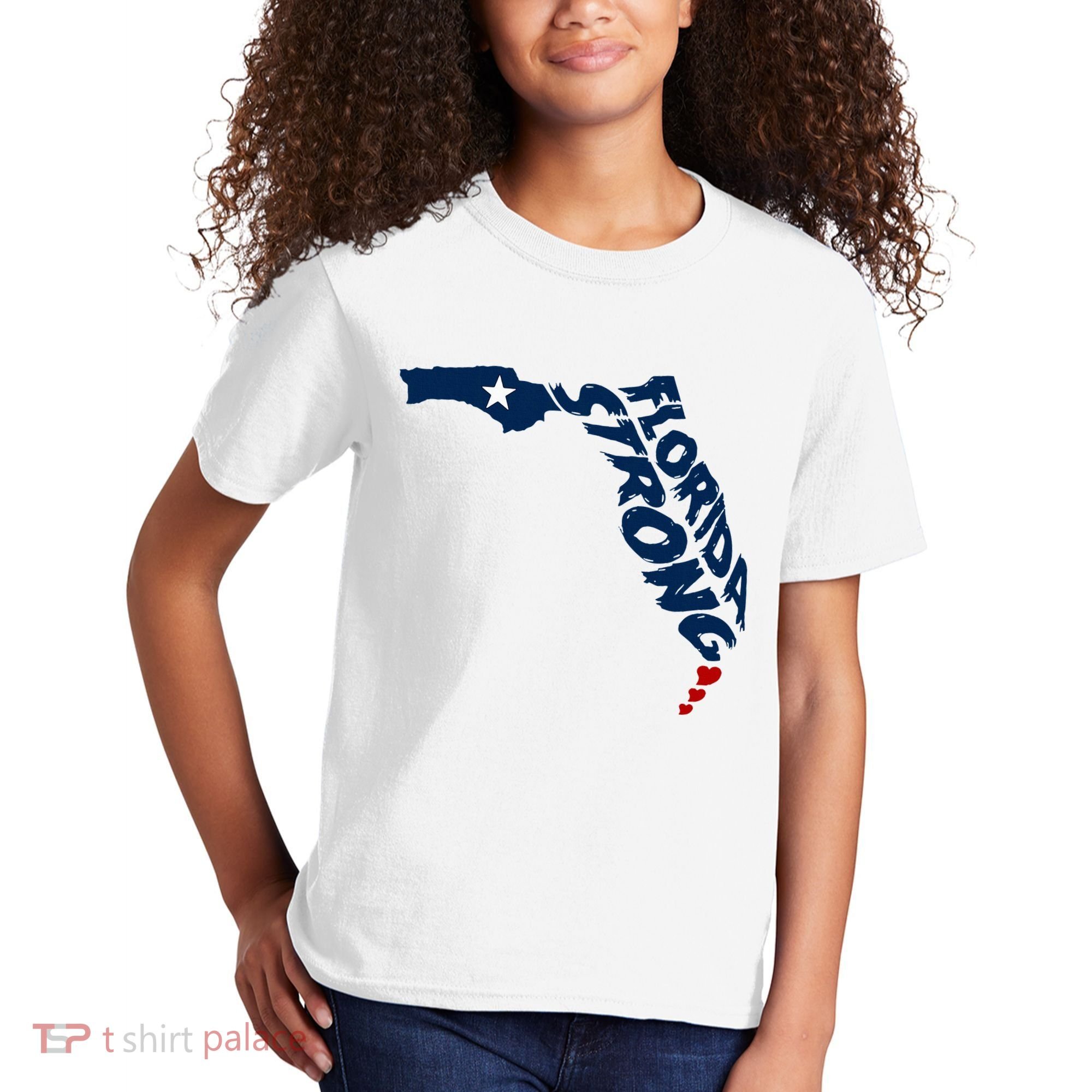 Support Florida Stay Western Strong Florida S.T.A.T.E Kids T-Shirt