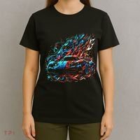 Supercar Flames Sports Car Muscle Car Vintage Racing Car Gift T-Shirt thumb 4