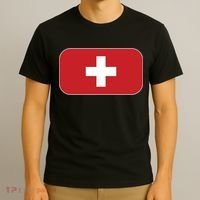 Switzerland Flag Soccer Team World Cup 2022 Swiss Flag T-Shirt thumb 3