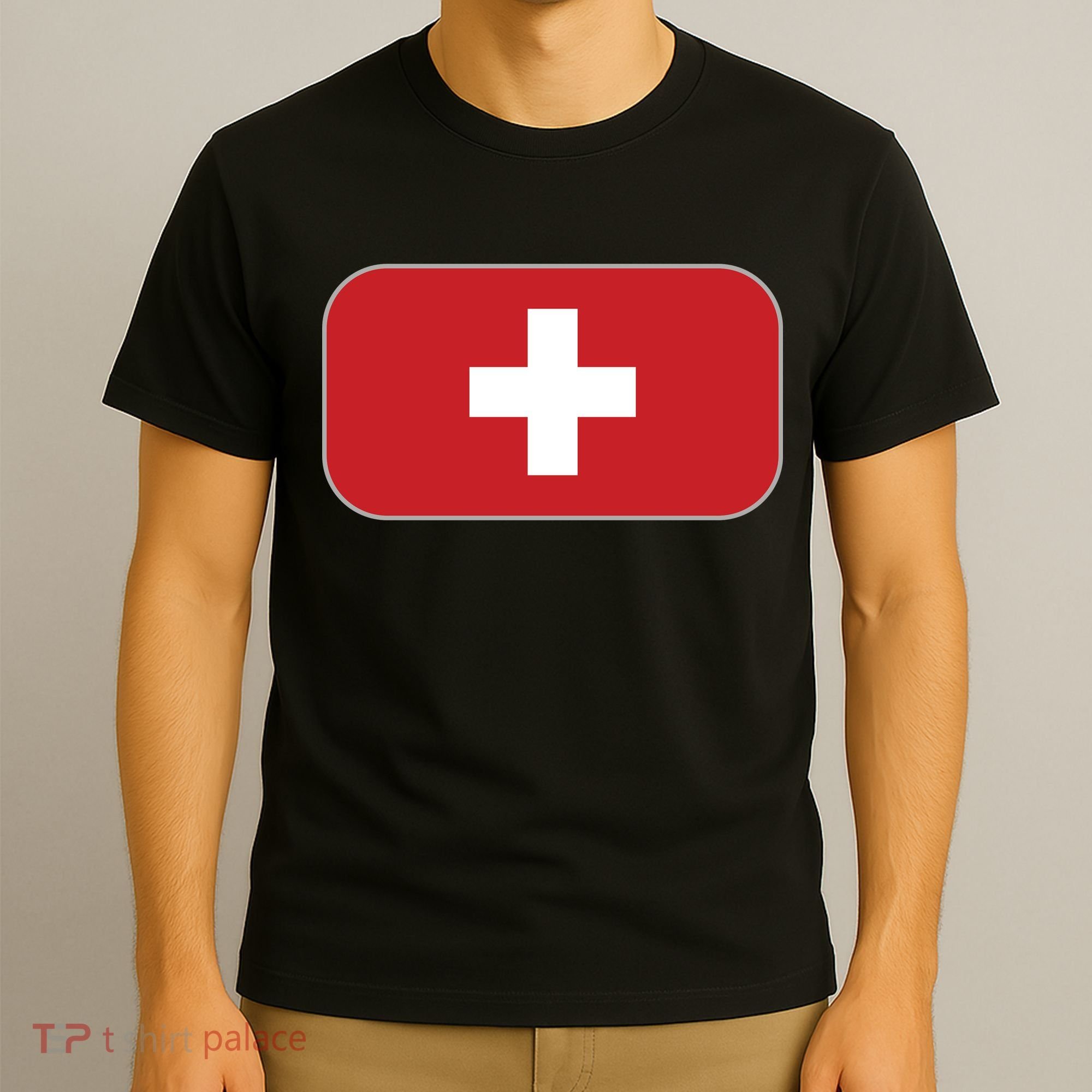 Switzerland Flag Soccer Team World Cup 2022 Swiss Flag T-Shirt