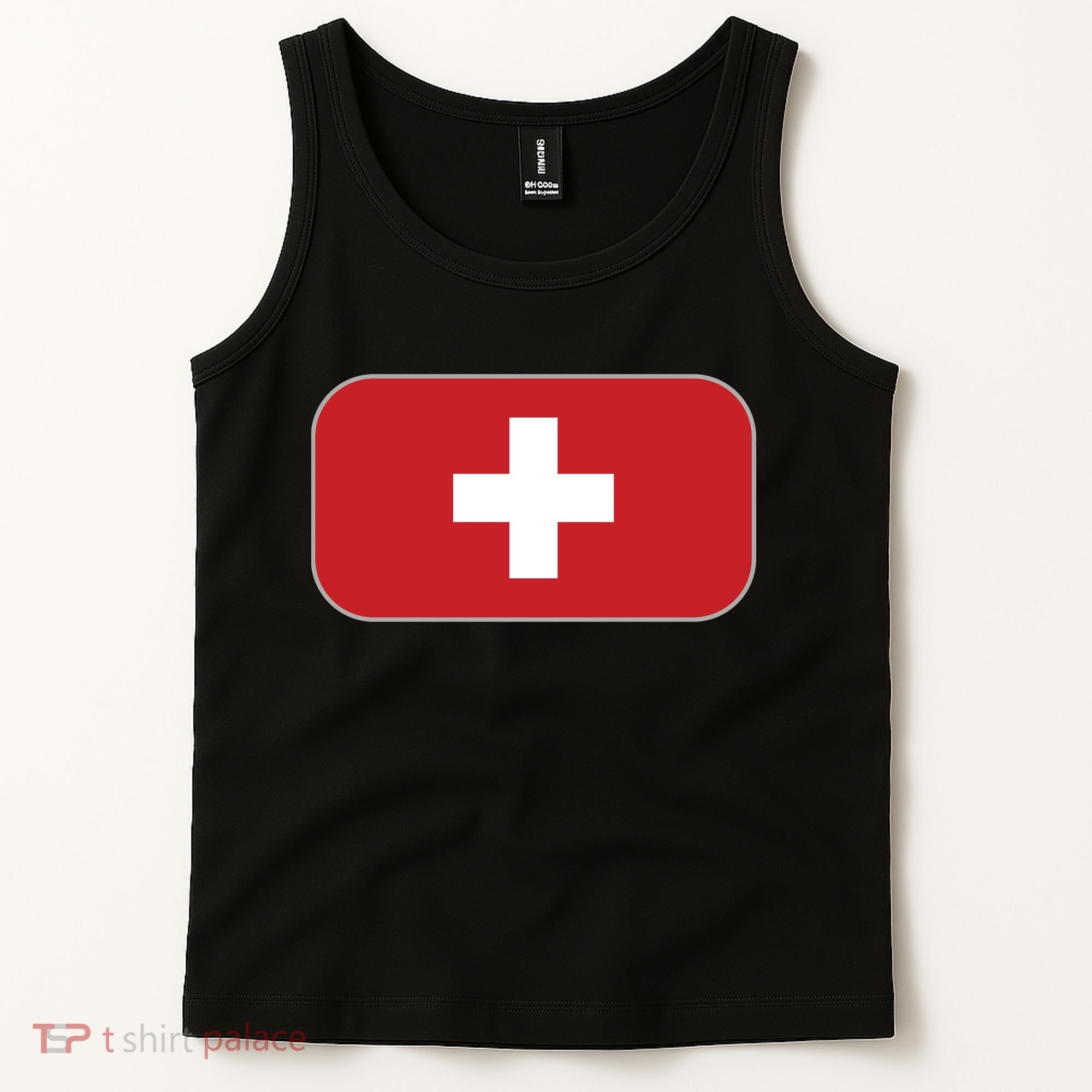 Switzerland Flag Soccer Team World Cup 2022 Swiss Flag Tank Top