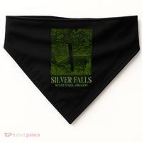Silver Falls State Park Oregon USA-Made Doggie Bandana thumb 0
