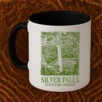 Silver Falls State Park Oregon Coffee Mug thumb 2
