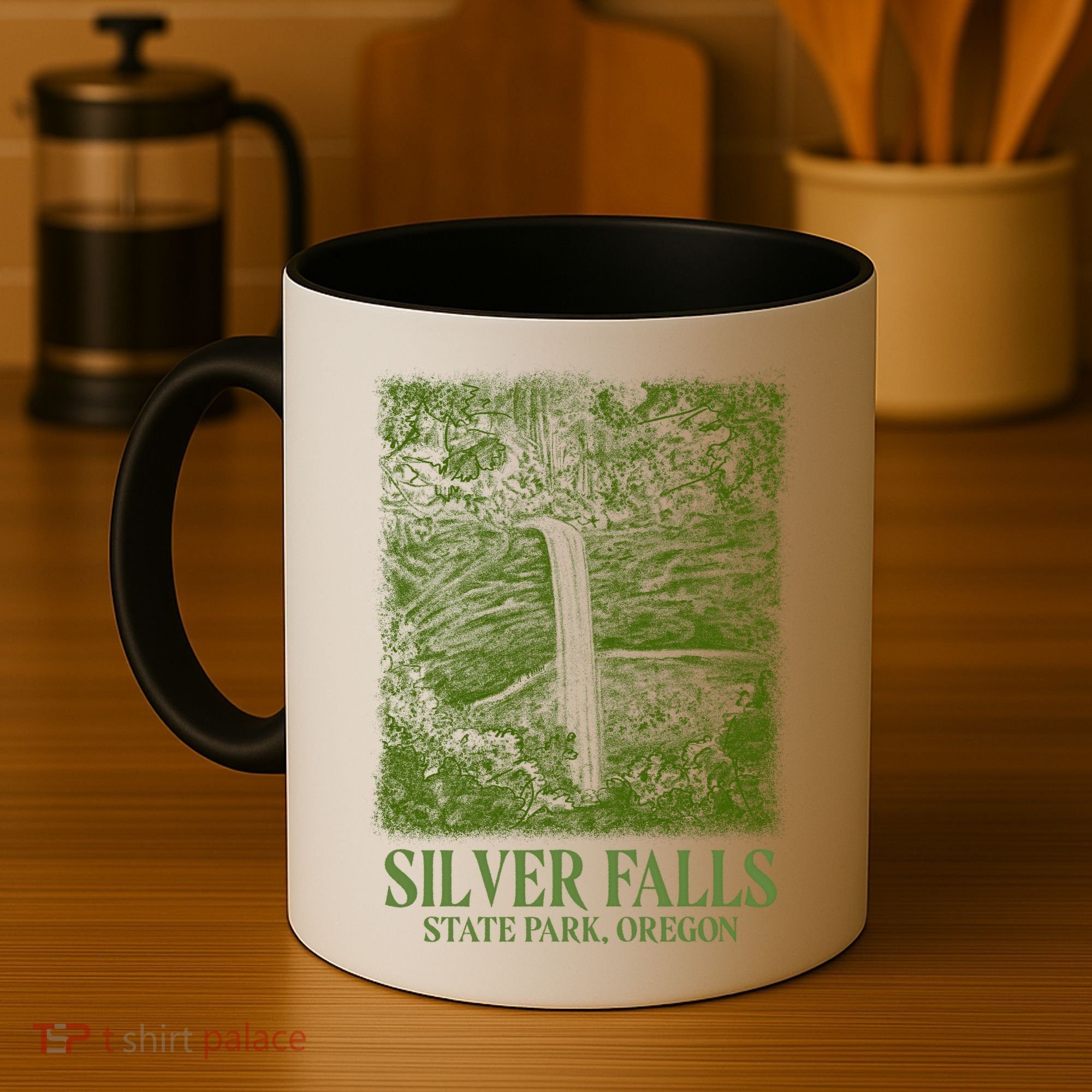 Silver Falls State Park Oregon Coffee Mug