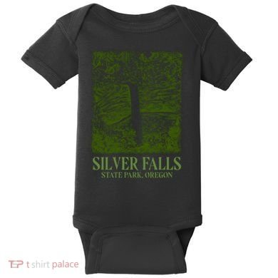 Silver Falls State Park Oregon Baby Bodysuit
