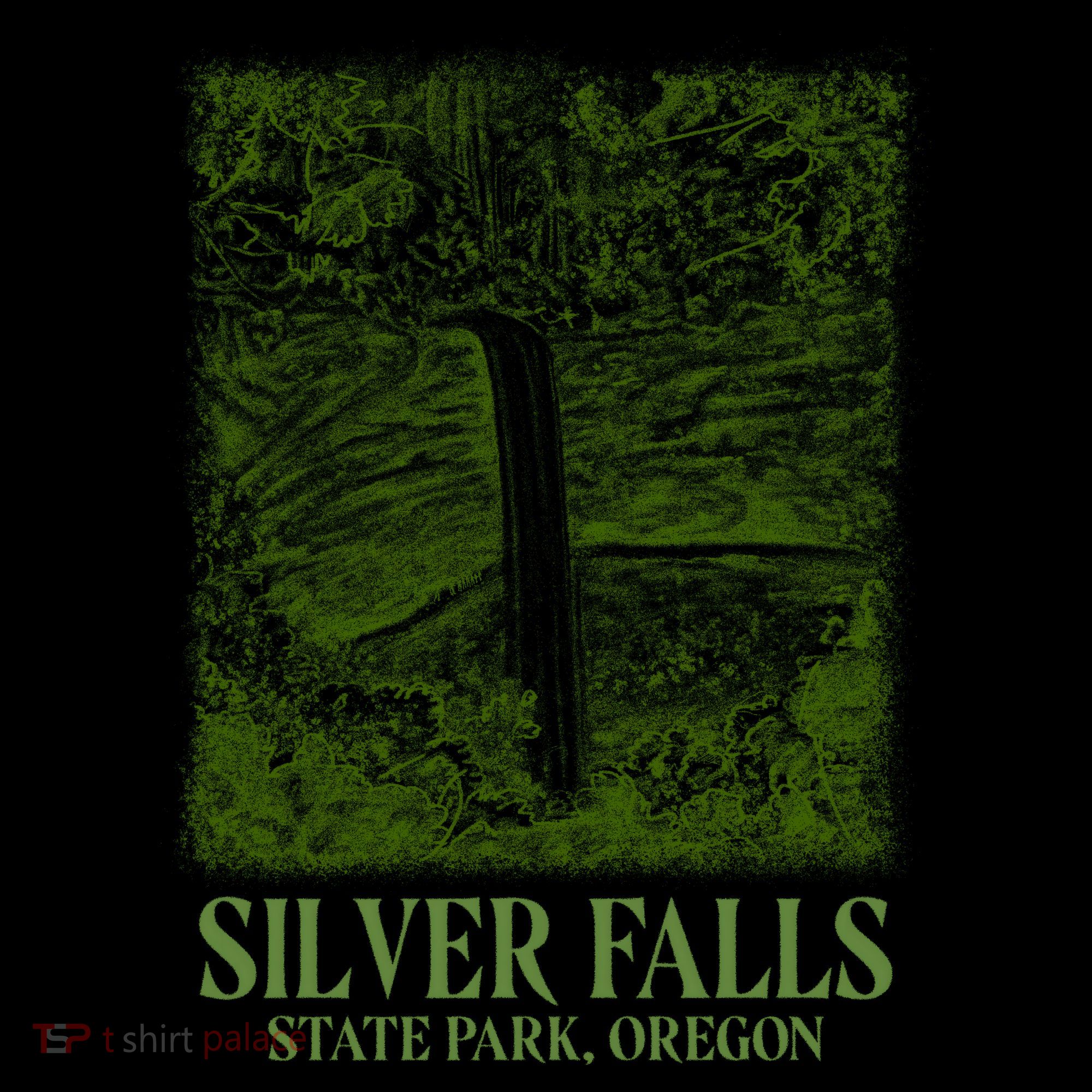Silver Falls State Park Oregon Baby Bodysuit