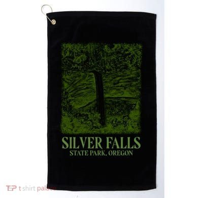 Silver Falls State Park Oregon Golf Towel