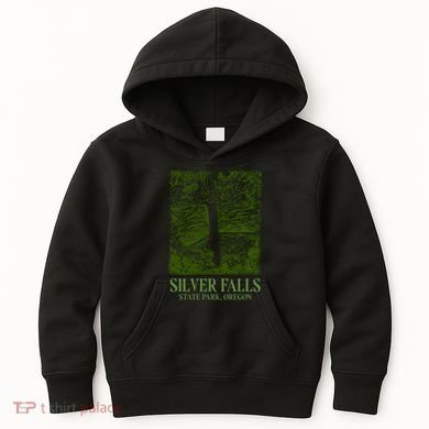 Silver Falls State Park Oregon Kids Hoodie