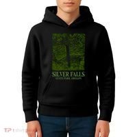 Silver Falls State Park Oregon Kids Hoodie thumb 4